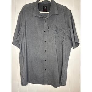 Wrangler ATG gray button down shirt XL